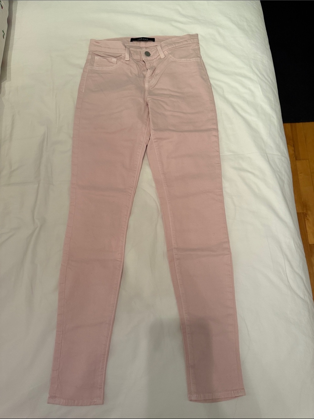 J Brand Soft Pink Skinny Jeans